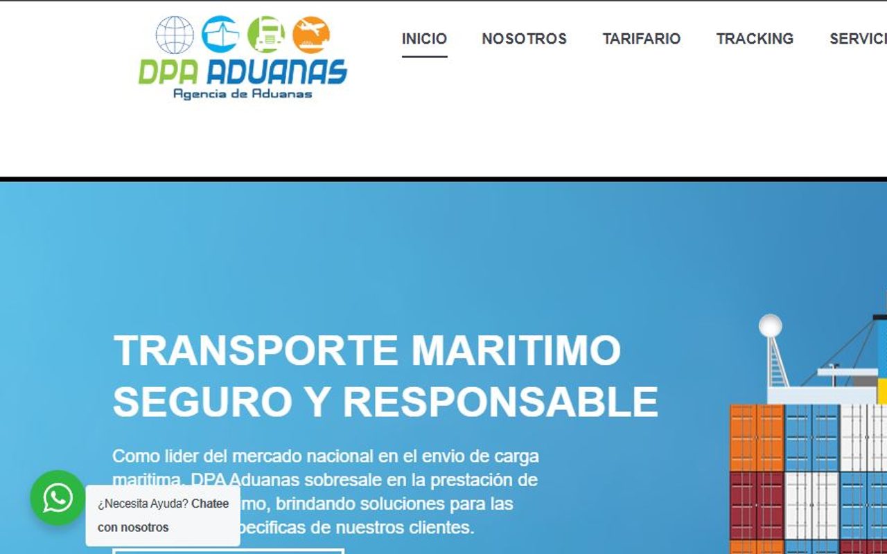 Sitio web de DPA Aduanas