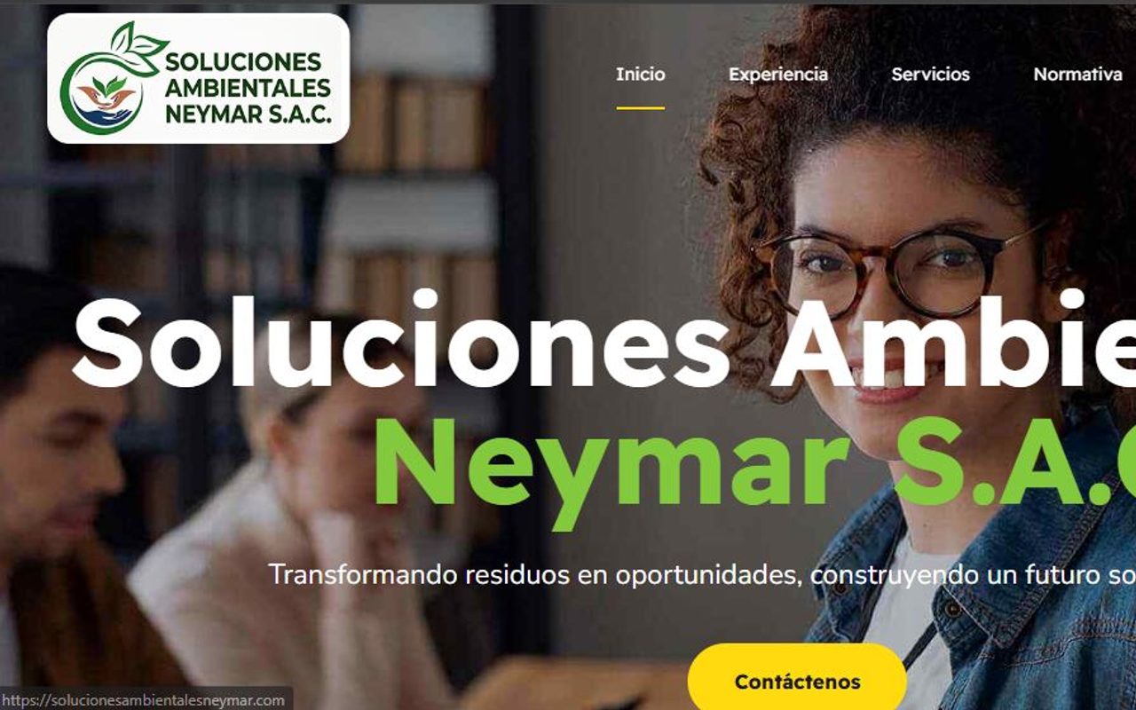 Sitio web de Soluciones Ambientales Neymar